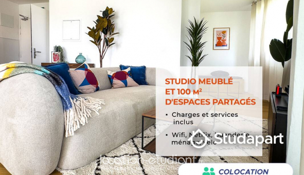 Colocation �tudiante Studio &agrave; Clermont Ferrand (63000)