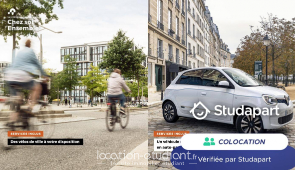 Colocation �tudiante Studio &agrave; Clermont Ferrand (63000)