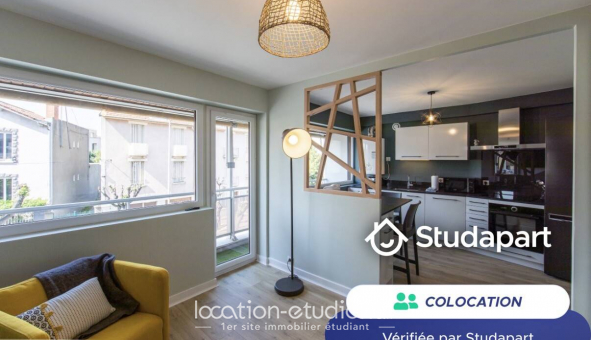 Colocation �tudiante Studio &agrave; Clermont Ferrand (63000)
