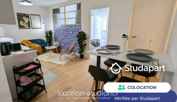 Colocation �tudiante Studio &agrave; Clichy (92110)