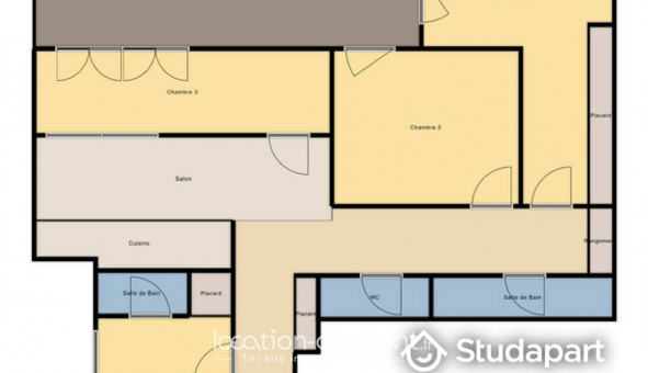 Colocation �tudiante Studio &agrave; Clichy (92110)