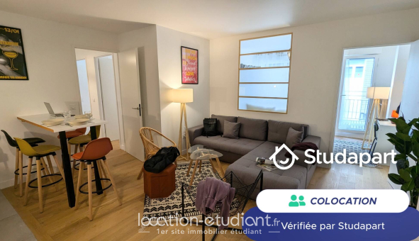 Colocation étudiante Studio &agrave; Clichy (92110)