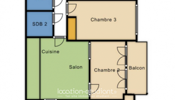 Colocation étudiante Studio à Clichy (92110)