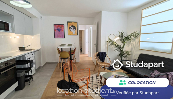 Colocation étudiante Studio &agrave; Clichy (92110)