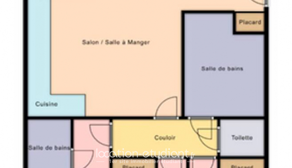 Colocation tudiante Studio à Clichy (92110)