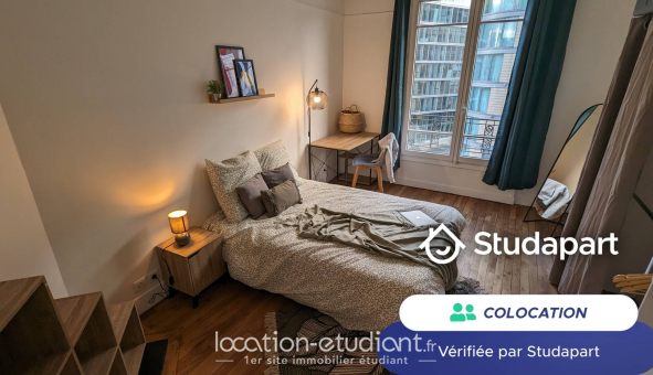 Colocation �tudiante Studio &agrave; Clichy (92110)