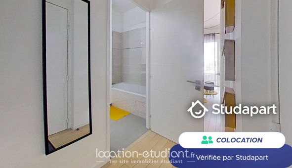 Colocation étudiante Chambre dans une colocation de 15m2