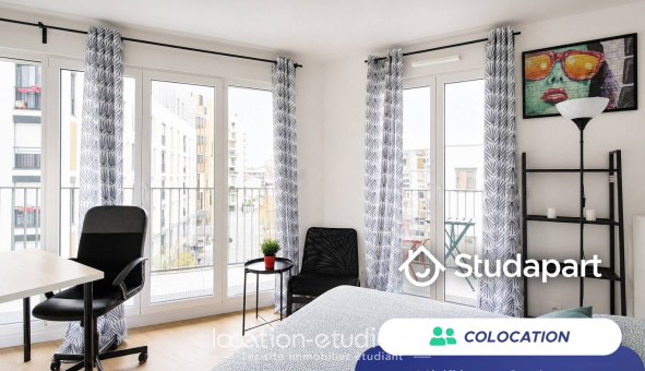 Colocation étudiante T4 &agrave; Clichy (92110)