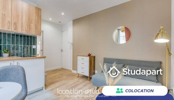 Colocation �tudiante Studio &agrave; Clichy (92110)