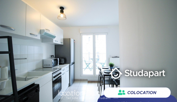 Colocation étudiante T4 à Clichy (92110)