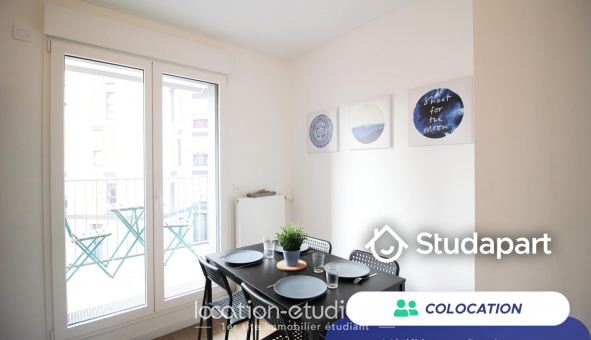 Colocation étudiante T4 à Clichy (92110)