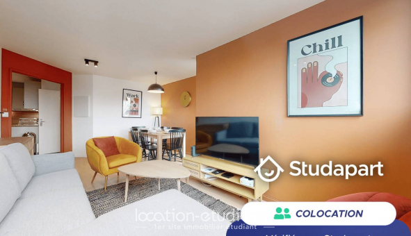 Colocation tudiante Studio à Crteil (94000)