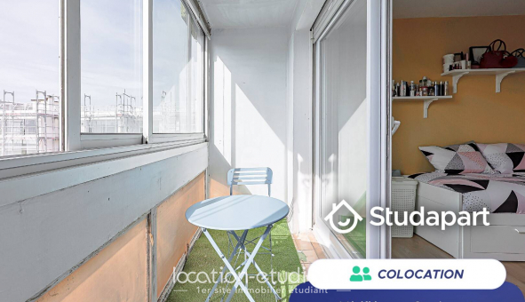 Colocation étudiante Studio à Créteil (94000)