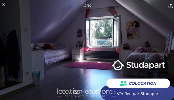 Colocation tudiante Studio à Crteil (94000)