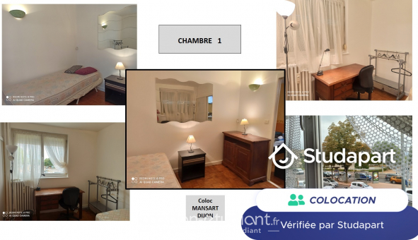 Colocation étudiante T4 à Dijon (21000)