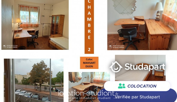 Colocation étudiante T4 à Dijon (21000)