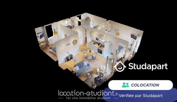 Colocation �tudiante Studio &agrave; Dijon (21000)