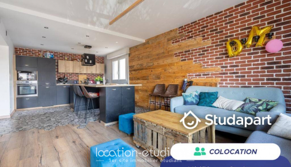 Colocation tudiante Chambre dans une colocation de 17m2