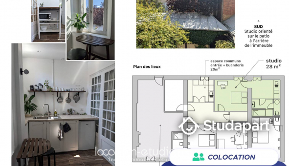 Colocation tudiante Studio à Dijon (21000)