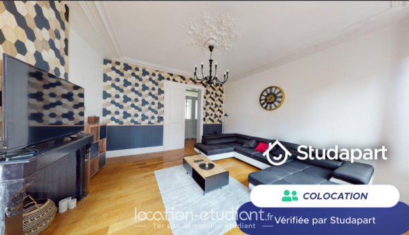 Colocation étudiante Chambre dans une colocation de 14m2