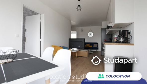 Colocation tudiante Studio à vreux (27000)