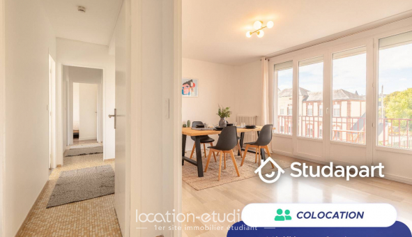Colocation tudiante Studio à vreux (27000)