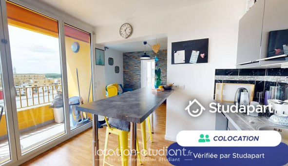 Colocation tudiante Studio à vry (91000)