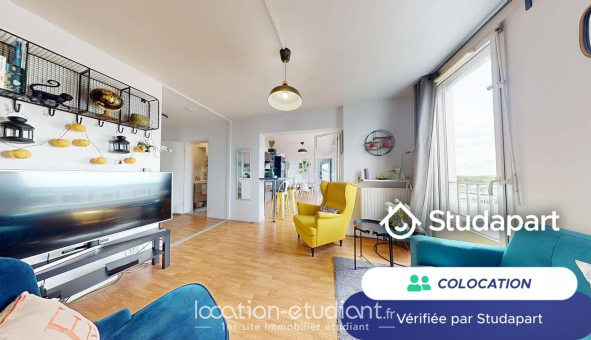 Colocation tudiante Studio à vry (91000)