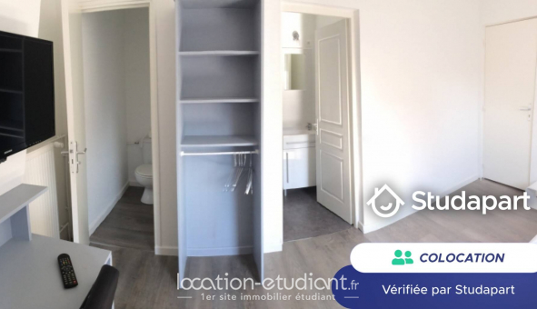 Colocation étudiante Studio à Faches Thumesnil (59155)