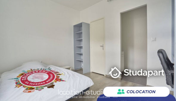 Colocation étudiante Studio à Faches Thumesnil (59155)