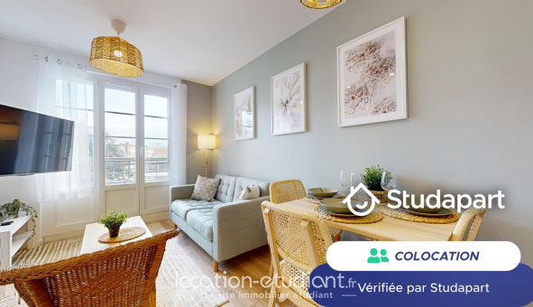 Colocation tudiante Studio à Grenoble (38000)