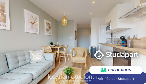 Colocation tudiante Studio à Grenoble (38000)