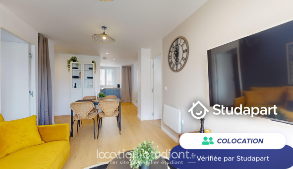 Colocation tudiante Studio à Grenoble (38000)