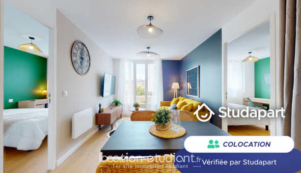 Colocation tudiante Studio à Grenoble (38000)
