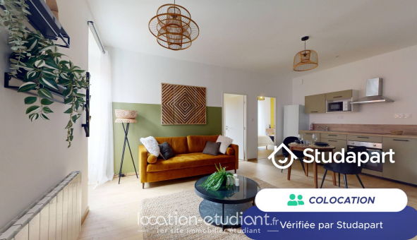 Colocation tudiante Studio à Grenoble (38000)