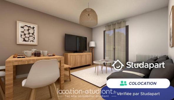 Colocation tudiante Studio à Grenoble (38000)
