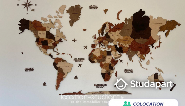 Colocation tudiante Studio à Grenoble (38000)