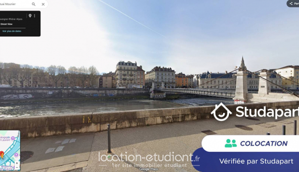 Colocation tudiante Studio à Grenoble (38000)