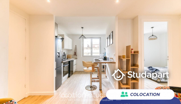 Colocation �tudiante Studio &agrave; Grenoble (38000)
