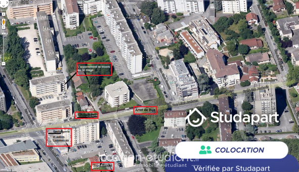 Colocation tudiante T4 à Grenoble (38000)