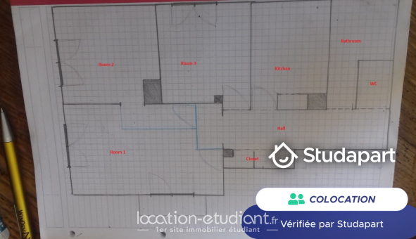 Colocation tudiante T4 à Grenoble (38000)
