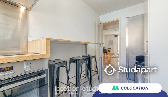 Colocation étudiante T4 à Grenoble (38000)
