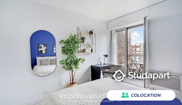 Colocation tudiante Studio à Issy les Moulineaux (92130)