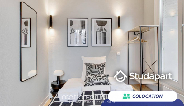 Colocation �tudiante Studio &agrave; La Courneuve (93120)