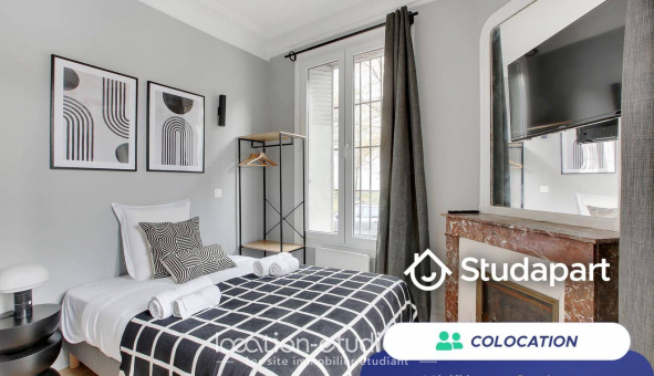 Colocation �tudiante Studio &agrave; La Courneuve (93120)