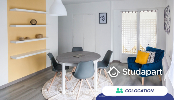Colocation �tudiante Studio &agrave; La Roche sur Yon (85000)