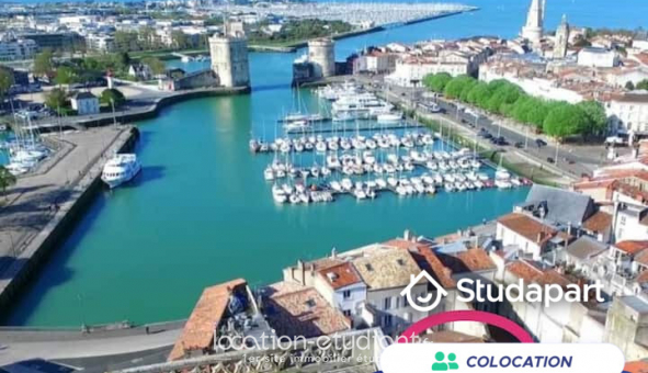 Colocation tudiante Studio à La Rochelle (17000)