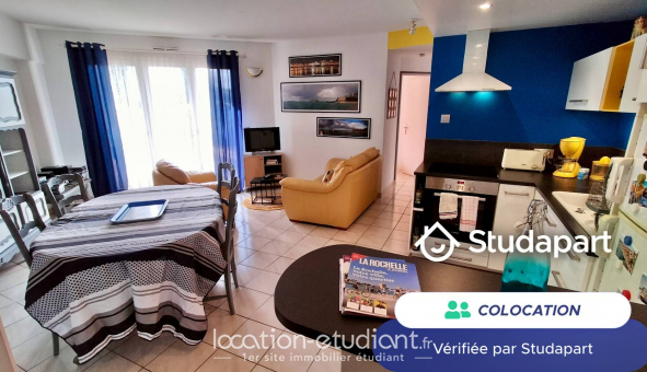 Colocation �tudiante Studio &agrave; La Rochelle (17000)