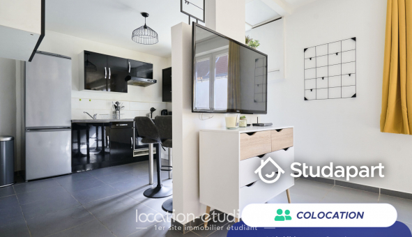 Colocation �tudiante Studio &agrave; Lambersart (59130)