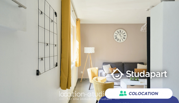 Colocation �tudiante Studio &agrave; Lambersart (59130)
